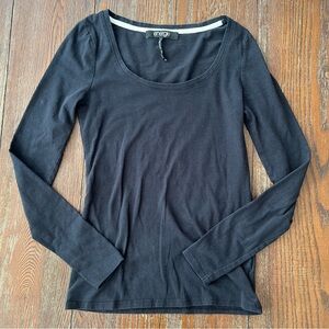 Energie Classic Black Long Sleeve Tee